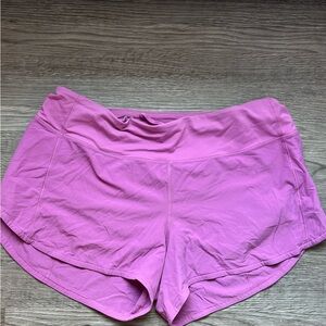 Purple lululemon shorts